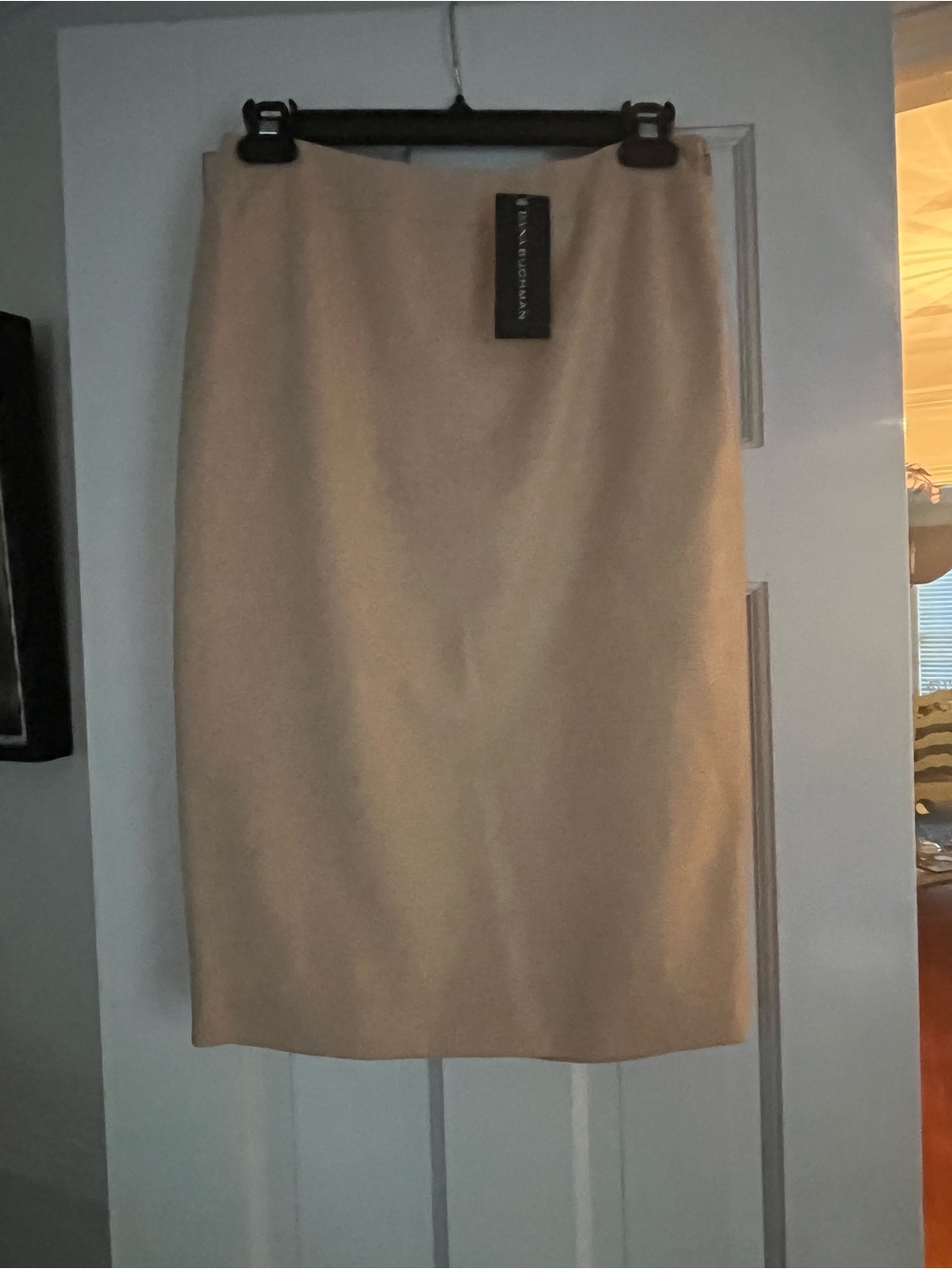 Dana Buchman Cream Pencil Skirt